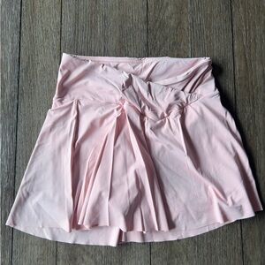 Pink Pleated Skirt
